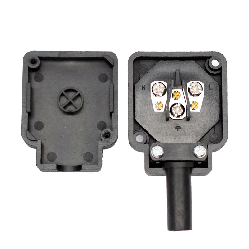 High Quality IEC 320 C14 90 Degree Angled Rewireable Connector Male Plug Adapter2