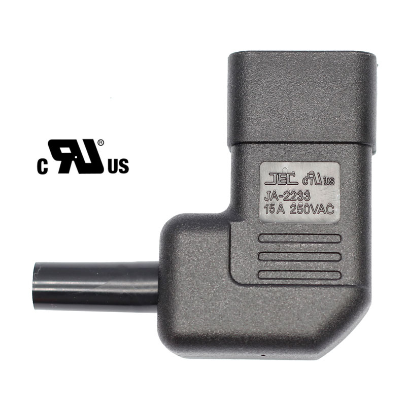 High quality CE TUV RoHs iec power right adapter c13 C14 socket connector3